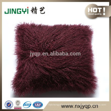 Cushion Pillow Cover Sheepskin Fur Wool